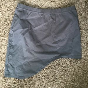Plt slant mini skirt small new